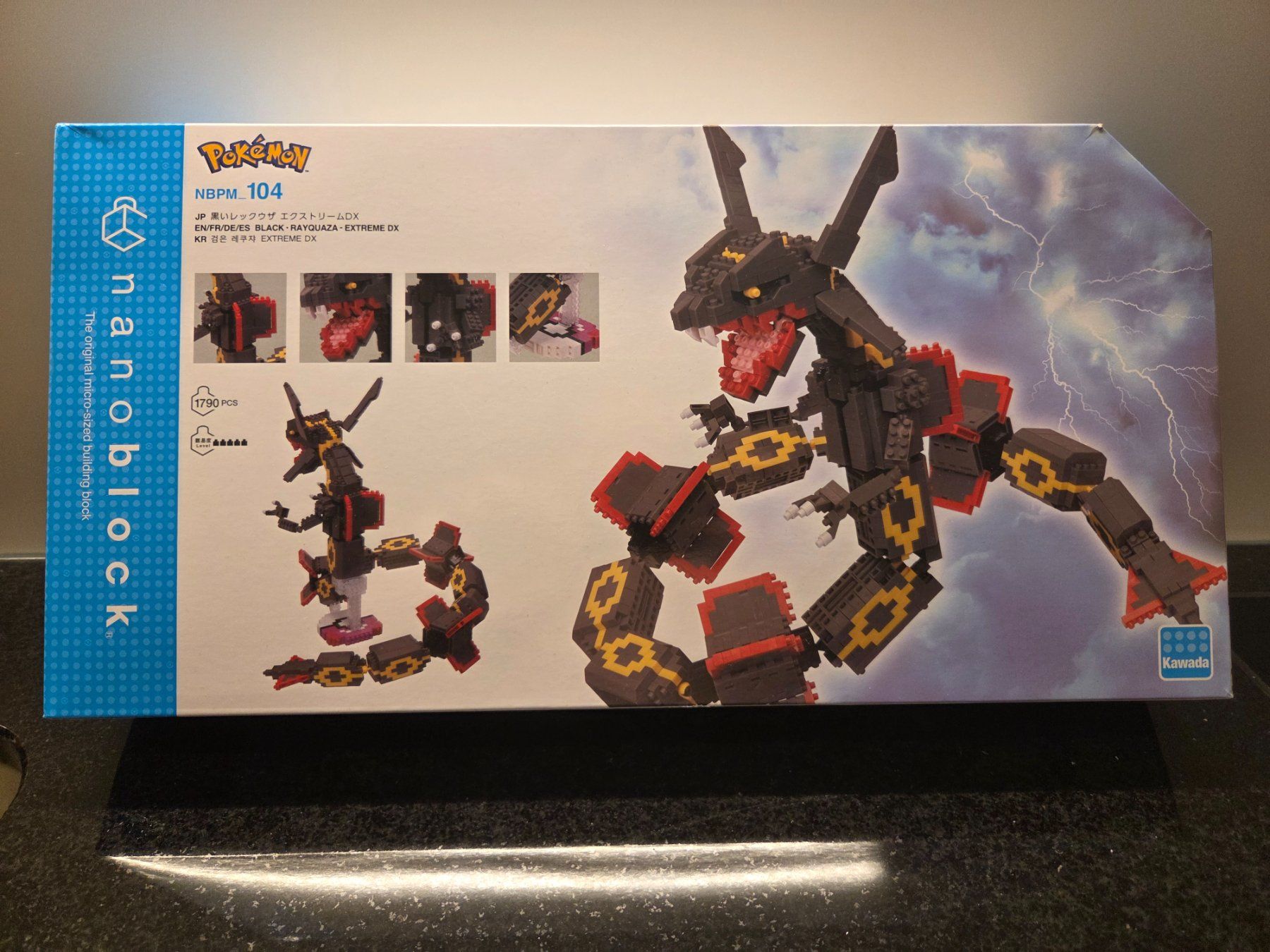 Nanoblock Kit di costruzioni: Pokémon Nanoblock: Shiny Rayquaza – Nuovo e nell'imballaggio originale da Buchs SG venduto da reb_s59s