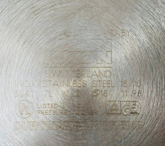 Kuhn Padelle: Duromatic Supreme Kuhn Rikon 7 l – Usato da Oberrieden venduto da Ket25 3
