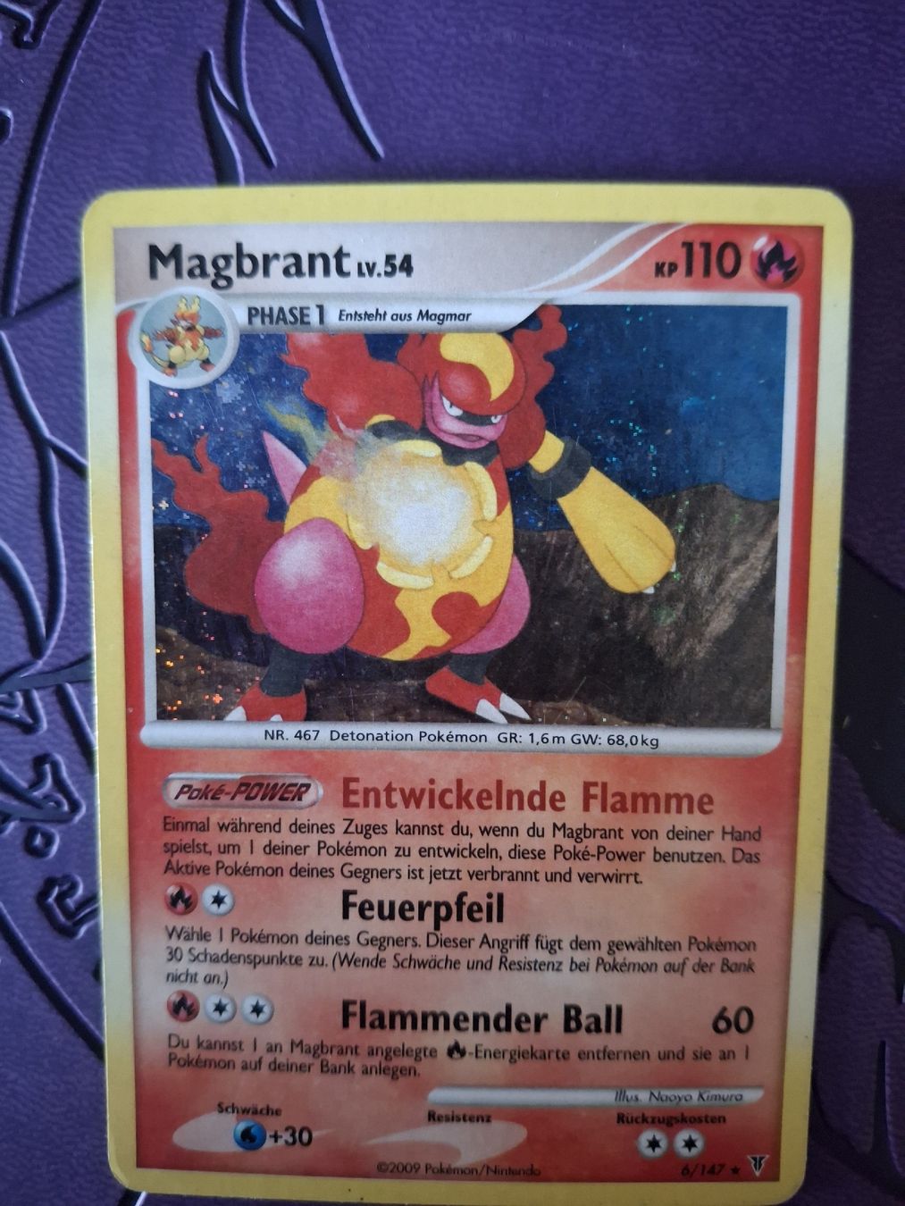 Pokémon Carte collezionabili: Magbrant lv 54 Holo + reverse Holo – Usato da Münsingen venduto da ama_9cdk 2