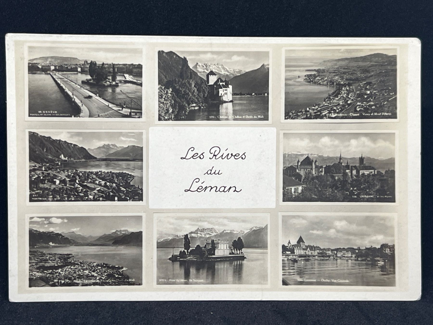 Cartoline postali: Les Rives du Léman – Usato da Widnau venduto da Brusi9