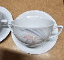 Porzellan Kaffee- und Suppen-Tassen-Set Winterling