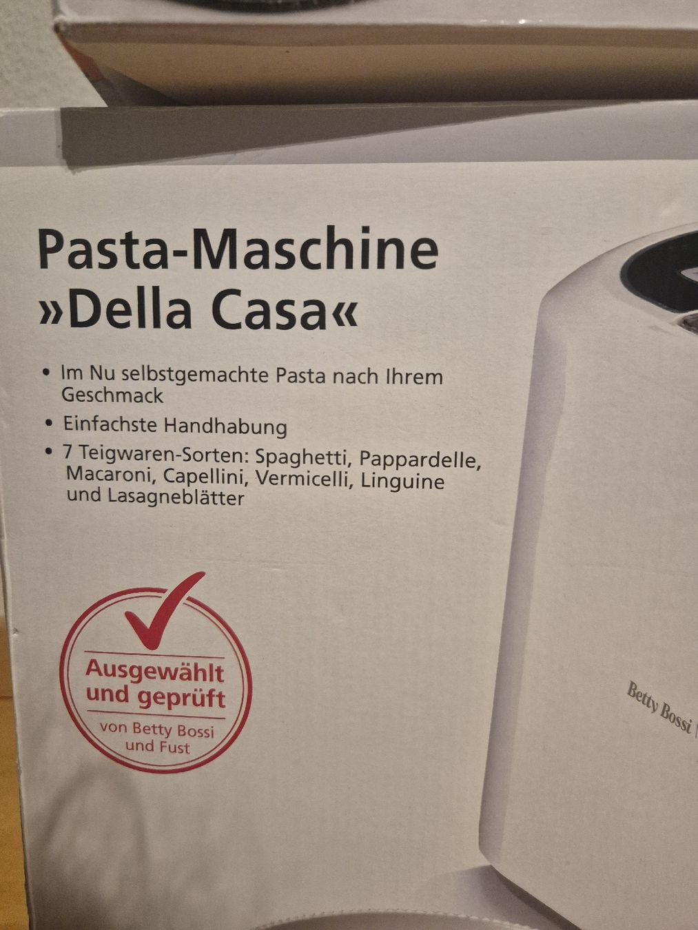 Betty Bossi Küchengeräte: Pastamaschine und Pie Maker  – Neu (gemäss Beschreibung) aus Effretikon von Jskippy 1