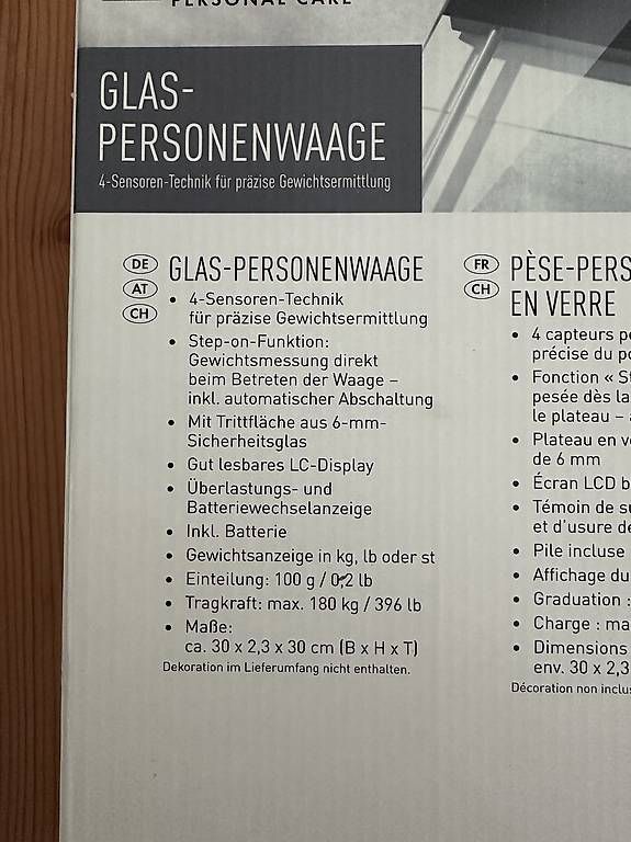 Bilance pesapersone: Personenwaage – Usato da Rebstein venduto da Svnb03 1