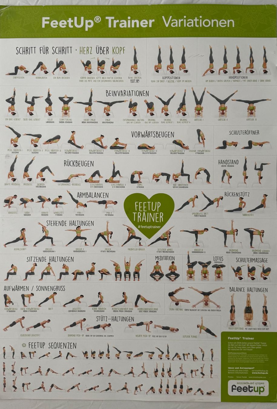 Hometrainer: Feet up Trainer mit Poster – Nuovo (secondo la descrizione) da Winterthur venduto da pinkorange07 2