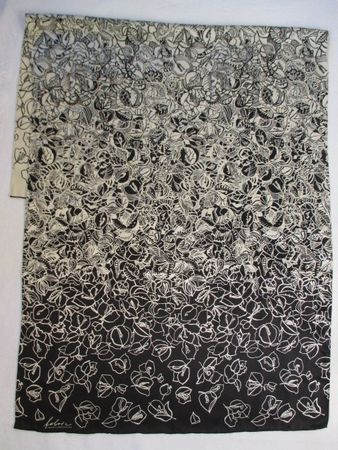 Fabric Frontline - Schal Seidentuch Foulard Seide 136 x 67
