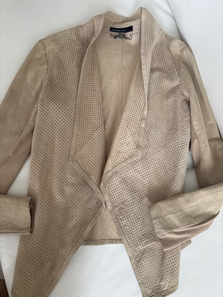 Marc Cain Giacche: Marc Cain Jacke,Beige, Top Zustand – Usato da langenthal venduto da rundholz7 6