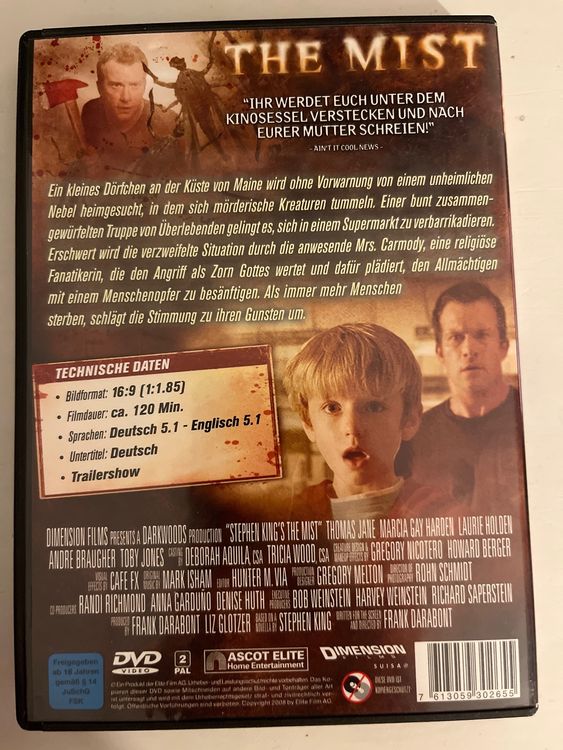 The Mist (2008) DVD 📀 - Stephen King | Kaufen auf Ricardo