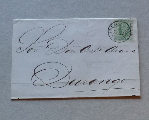 Tutti i francobolli: Mexico ++ Alter Brief 1856 – Usato da Walkringen venduto da Casablanca777