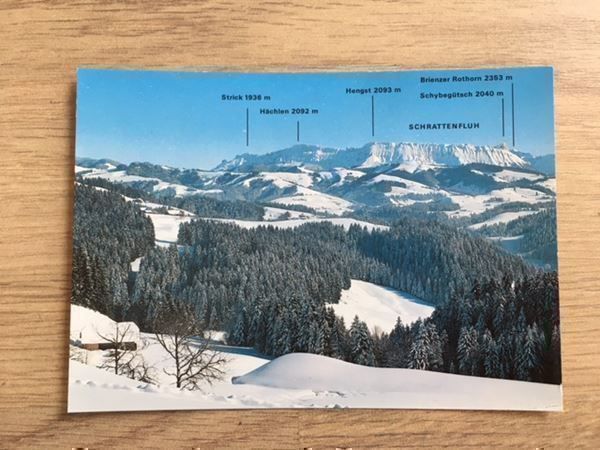 Cartoline postali: AK Emmental im Winter und Berge – Nuovo (secondo la descrizione) da Langnau i. E. venduto da Harabas