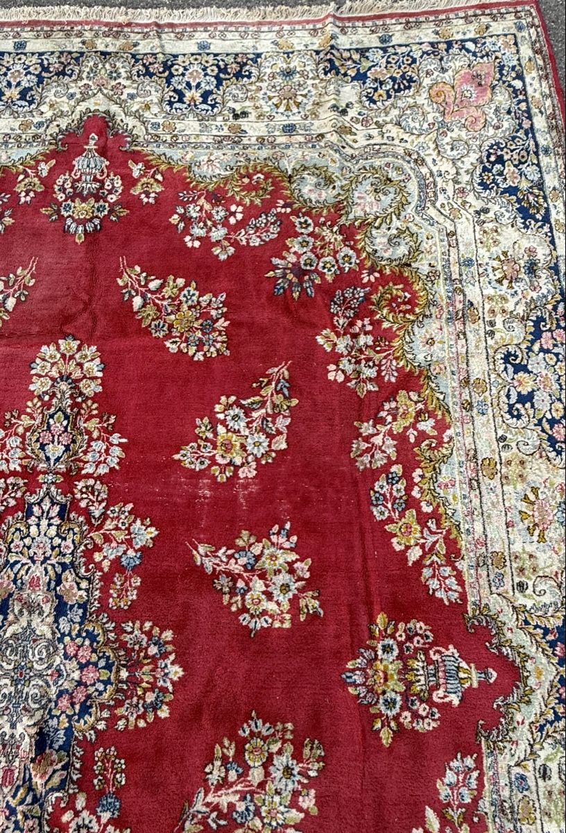 Teppiche:  Alter  Perserteppich  (Kerman)415x305 cm – Gebraucht aus Büron von Filadefia-888 5