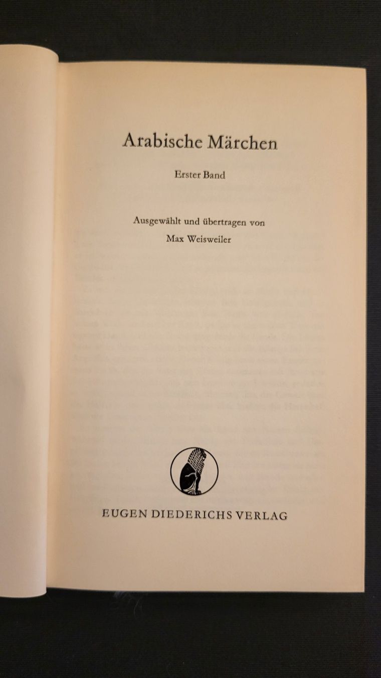 Livres: Buch ARABISCHE MÄRCHEN – D'occasion à Basel par spinne02 2