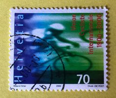 Nr.989 GESTEMPELT Radfahrer 2000   Siehe Original Fotos.  ﻿