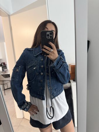 MIU MIU giacca di jeans 