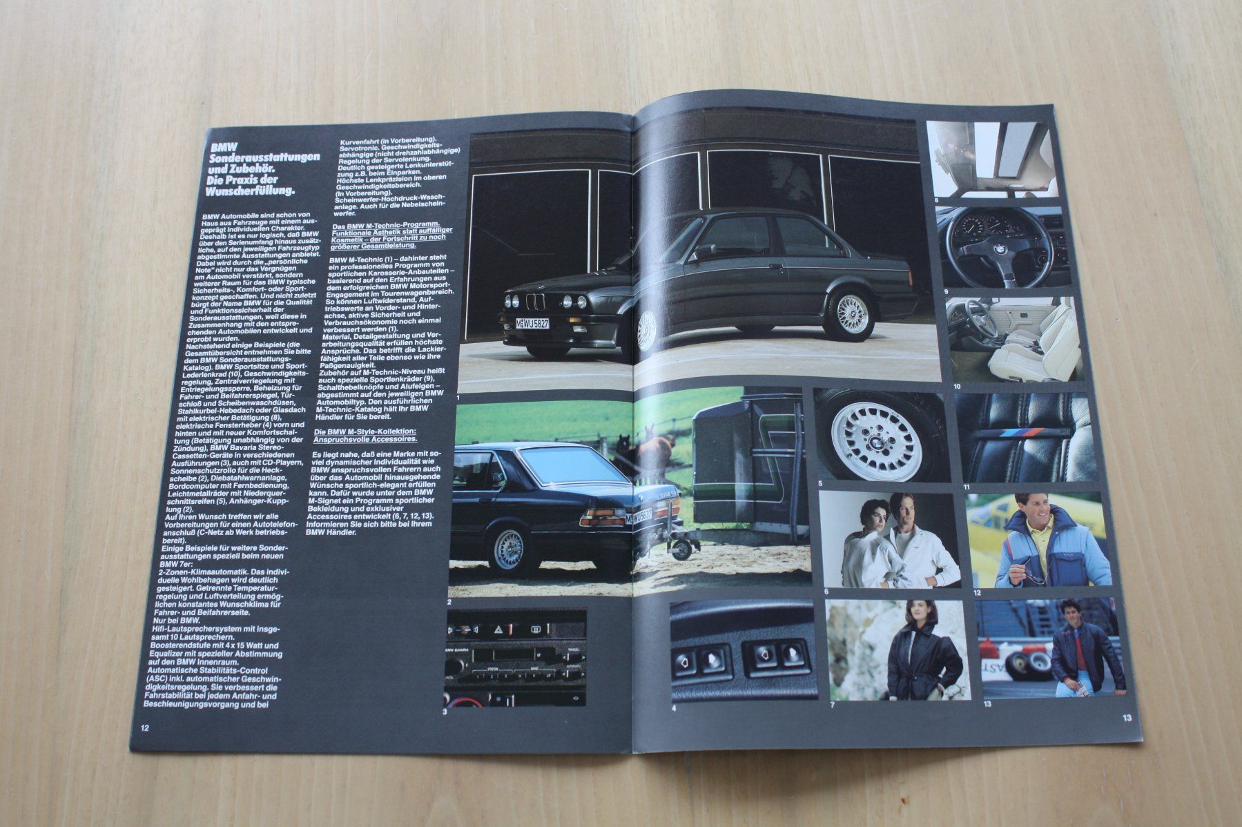 BMW Documents: BMW Modell Programm Prospekt 1986 – D'occasion à Wikon par erwin400 5
