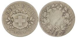 10 Rappen von 1851 (schön). Ab 1.--