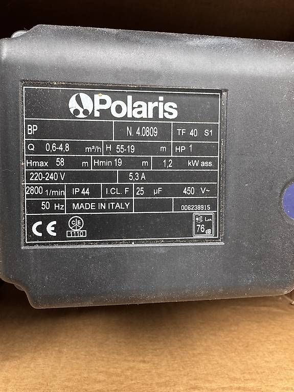 Pompes et pièces: Pompe Polaris – D'occasion à Vionnaz par ric_9nvy 2