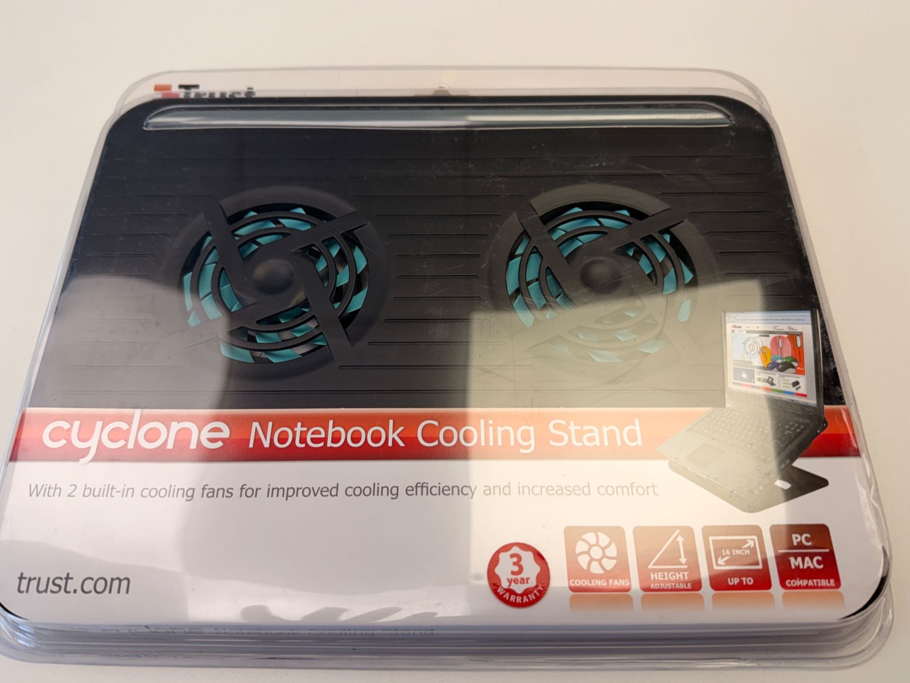 Racks & Ständer: Trust Notebook Ständer & Kühllüftern, Notebook Cooling Stand – Neu und originalverpackt aus Gersau von Edotcom