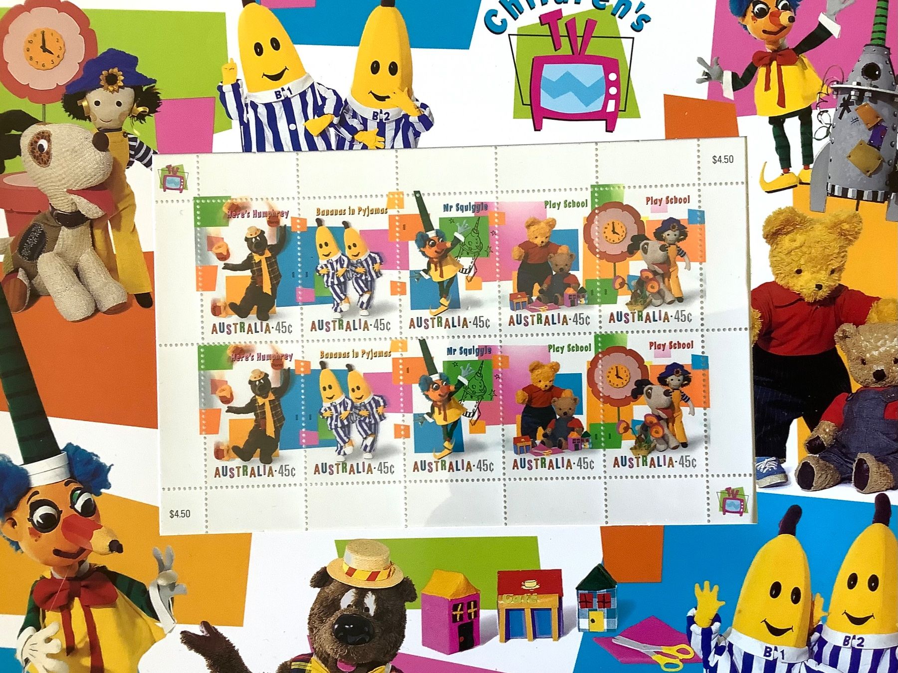 Alle Briefmarken: 1999 - Australische Kinder TV Programme  Bogen ** – Neu (gemäss Beschreibung) aus Liestal von Skunk02