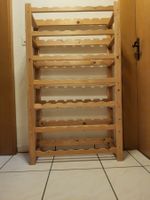 Holz Weinregal für 49 Flaschen