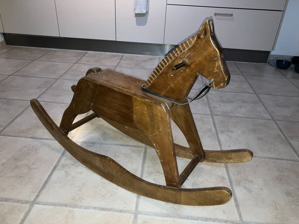 Holz Schaukelpferd Alt