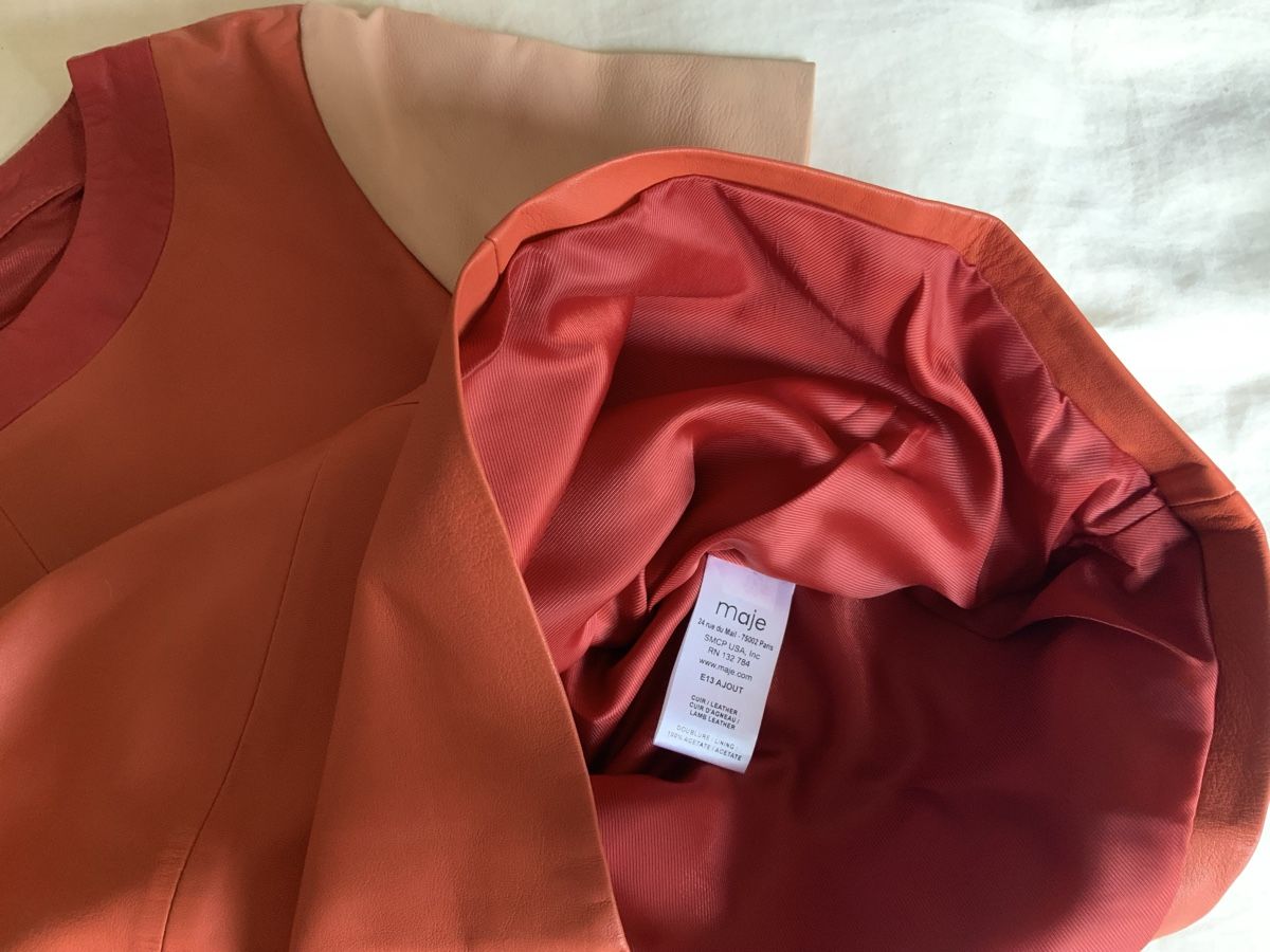 Maje Tops: Maje: top en cuir d’occasion – D'occasion à Genève par Taracolac20 3