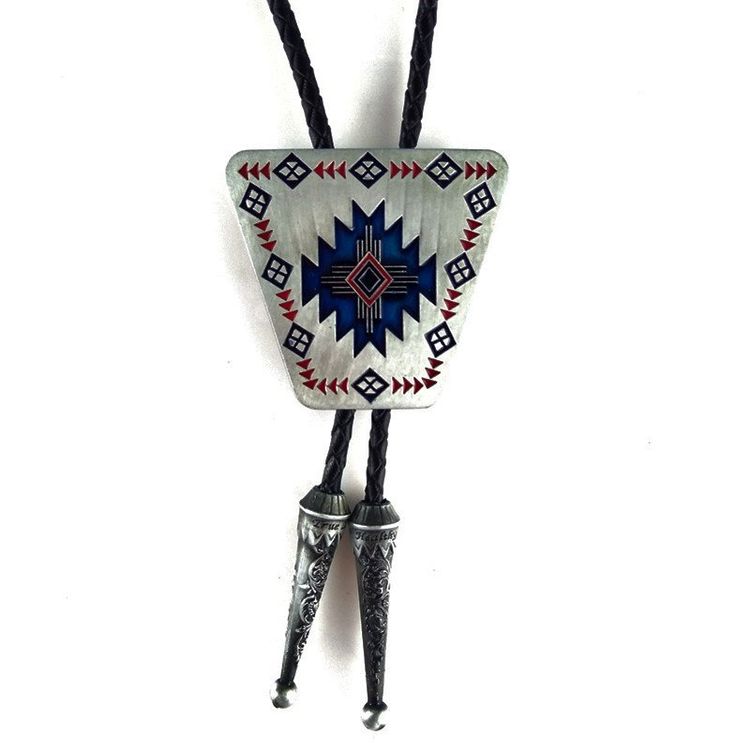 KNUIUYY Bolo Tie Cravatta Uomo, Cravatte Bolo in PelleIntrecciata con Pendente, Collana Vintage di cuoio, Accessorio Cowboy Western in Pelle per Uomini e Donne, Camicia e Abbigliamento Tempo Libero