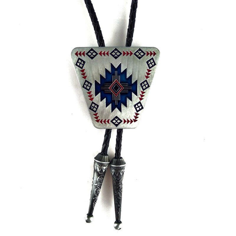 Krawatten: Bolo tie Cowboy Krawatte FANTASY BLUE – Neu und originalverpackt aus Münchwilen TG von ecudos10