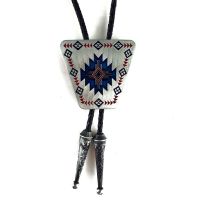 Bolo tie Cowboy Krawatte FANTASY BLUE