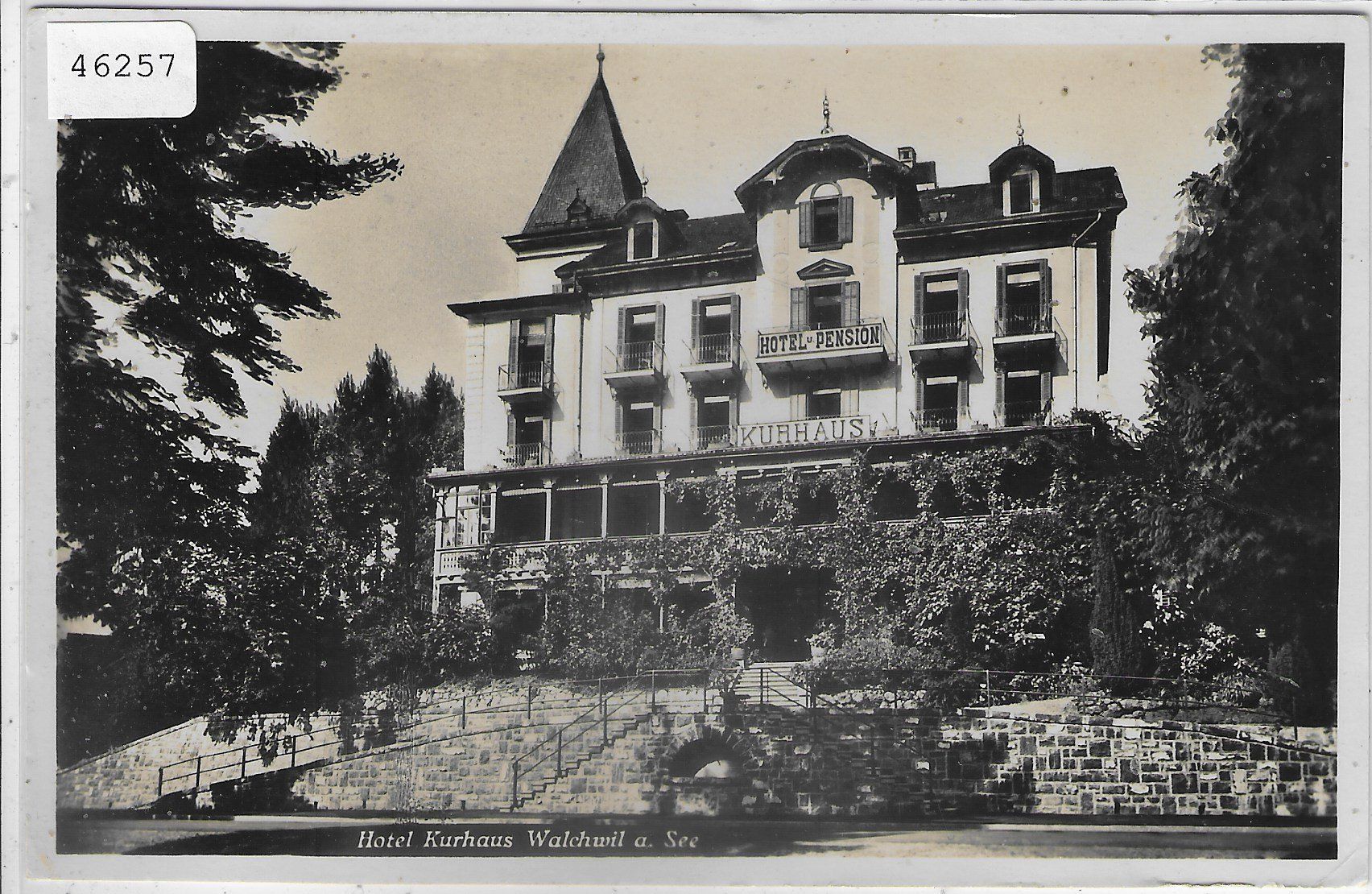 Ansichtskarten: Hotel Kurhaus Walchwil am See – Gebraucht aus Ettingen von Kartenplanet