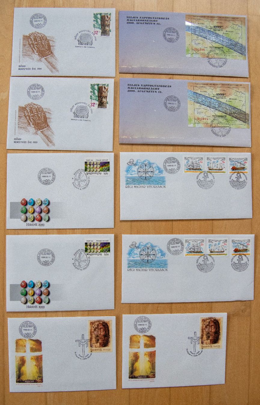 Alle Briefmarken: FDC Ungarn 1999 – Neu (gemäss Beschreibung) aus Meilen von luca70