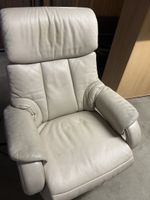 Cosyform Relaxsessel elektrisch, Leder creme/beige