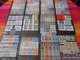 RIESIGE CH VIERERBLOCK SAMMLUNG + 260 Stk. SBK : ca 1300.-