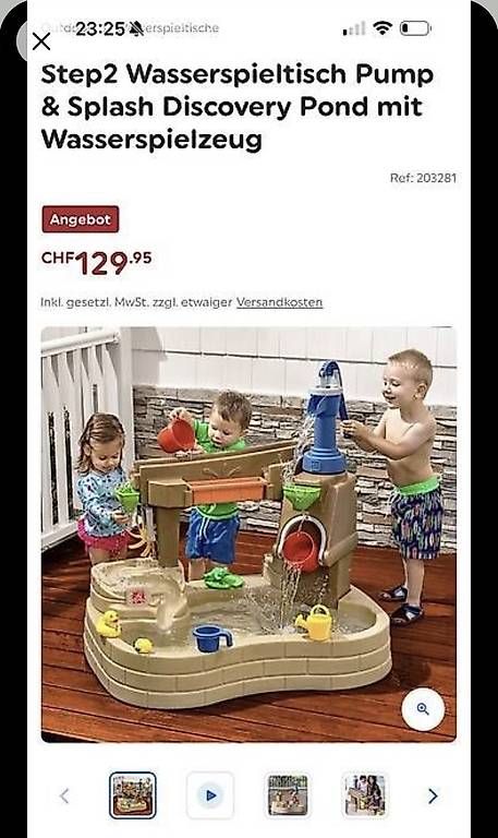 Sandkasten: Step 2 Wassertisch – Gebraucht aus Oberwangen TG von Samsells 1