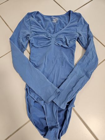 Body Creamy Fabrics blau, langarm Gr. L guter Zustand