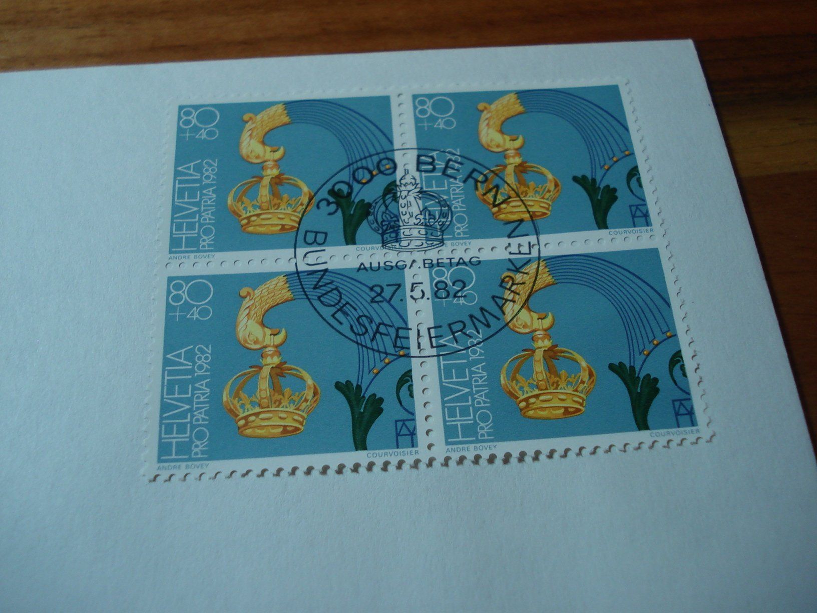 Tutti i francobolli: Pro Patria 1982, FDC Satz, Einzel + 4erblocks, 9 Belege – Usato da Niederwil AG venduto da morostahu