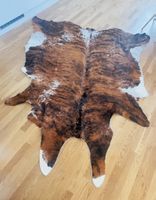 Echtes Kuhfell, XXL, Tricolo / Rinderfell (Hair-on-Hide), ge