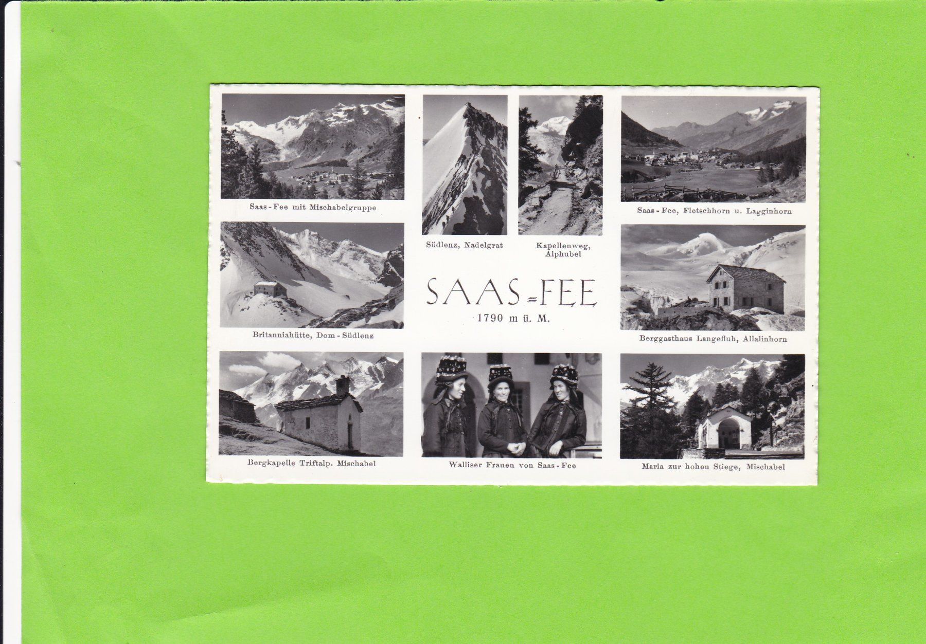 Cartes postales: Saas-Fee, MBK – D'occasion à St. Peterzell par neckertal