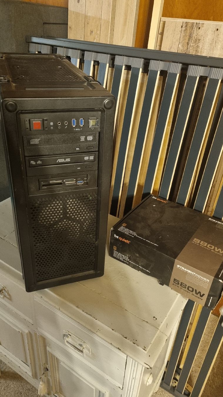 PC mit 580W Netzteil Occasion, neu windows (D'occasion) à Gutenburg ...