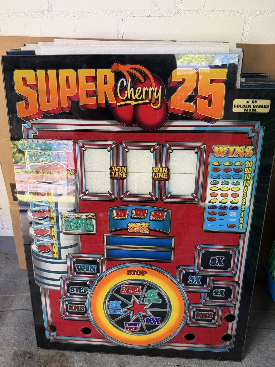 Spielautomaten:  Super Cherry 25 Scheibe guter Zustand – Gebraucht aus Kreuzlingen von Roller-Werkstatt
