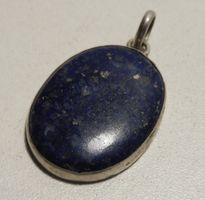 Anhänger LapisLazuli oval Silber gebraucht