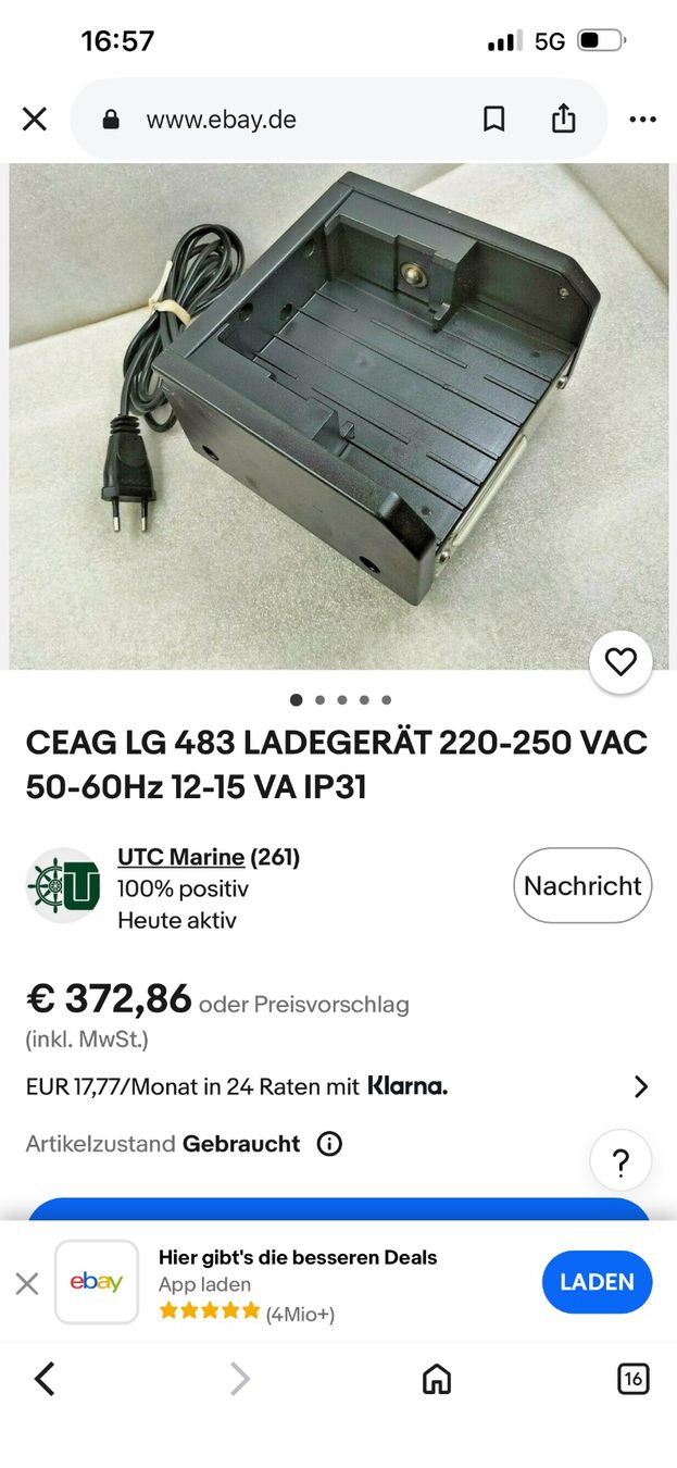 Bosch Akkus & Batterien: Ceag LG 483 Ladegerät – Gebraucht aus Egg b. Zürich von SwissTradingAgency 4