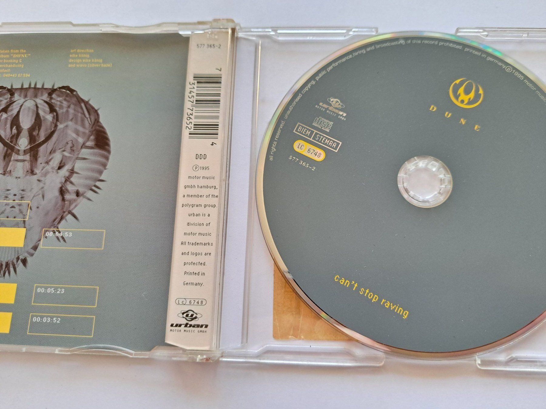 CD: CD Single DUNE  - Can't stop raving – Usato da Pully venduto da bro_n52j 3