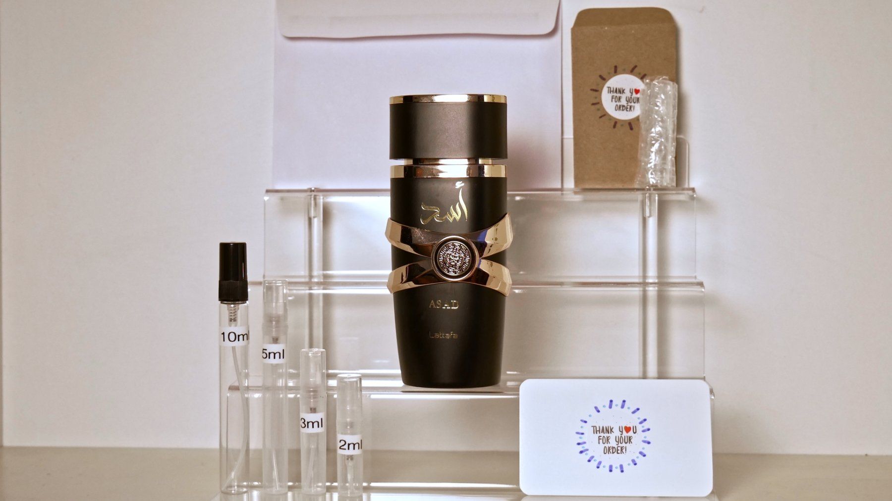 Lattafa Profumi & Eau de Toilette: Lattafa Asad - 2ml - Tester/Sample – Nuovo (secondo la descrizione) da Bellinzona venduto da francescouv