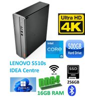 PC LENOVO S510S 16GB RAM 256GB SSD 500GB Intel i5-7400 Win11