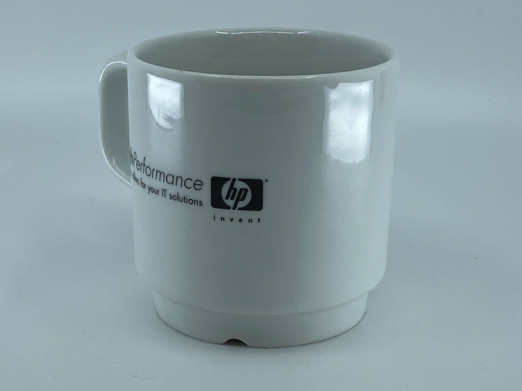 Tassen: HP “High Performance” Werbe‑Kaffeetasse - Vintage Merch – Neu (gemäss Beschreibung) aus Langwiesen von Restposten-24 1
