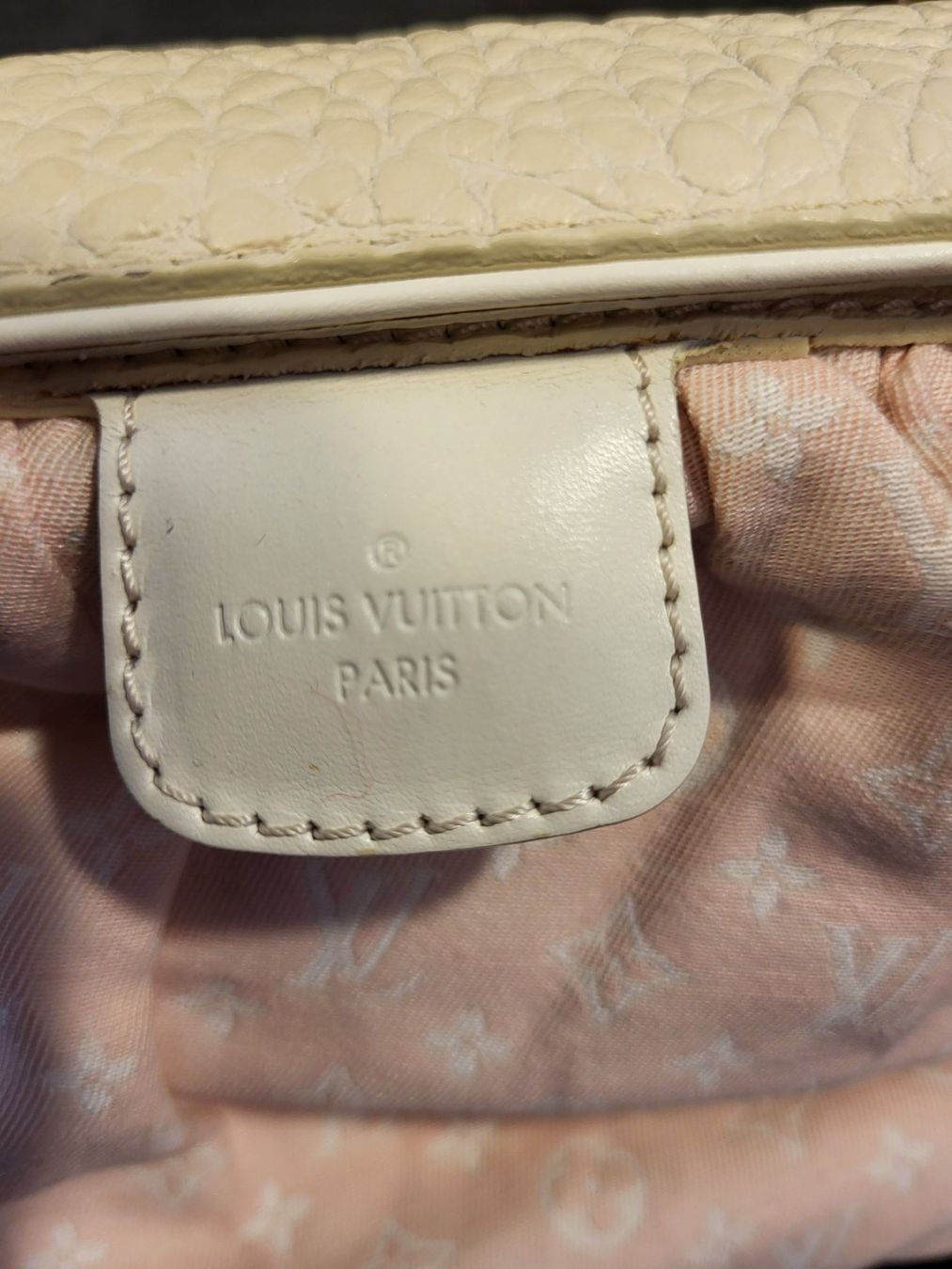 Louis Vuitton Borse da donna: Louis Vuitton Handtasche Monogram Mini Lin pink Leder – Usato da Locarno venduto da ernsthofmann 2