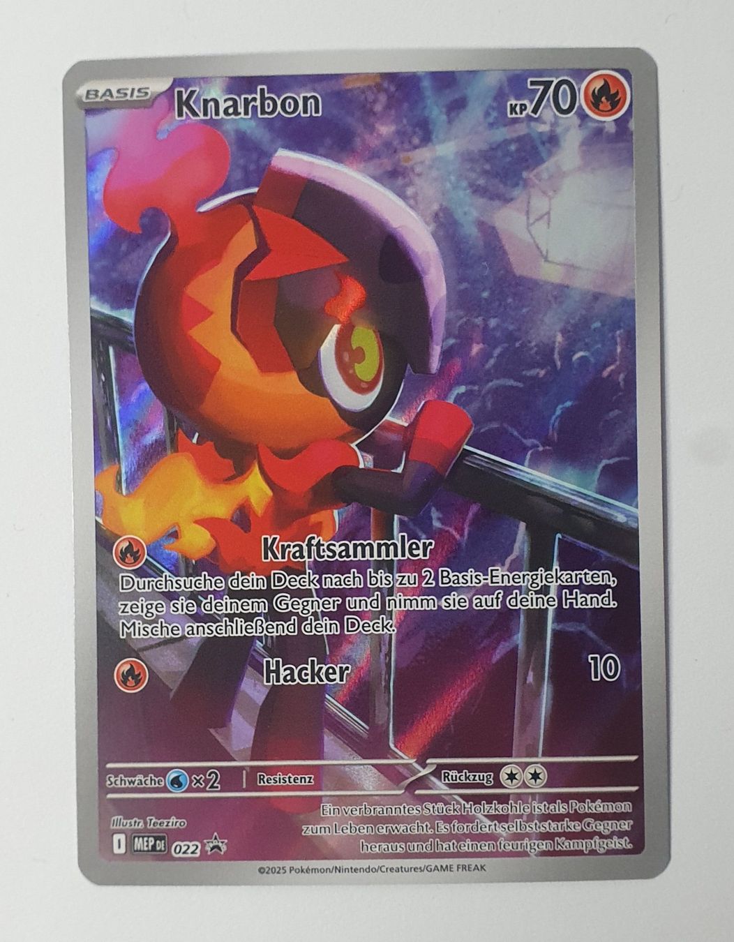 Pokémon Carte collezionabili: Knarbon: Mega Evolution Promo 022 - Illustration Promo (NM) – Nuovo (secondo la descrizione) da Gross venduto da ArcanaGameshop