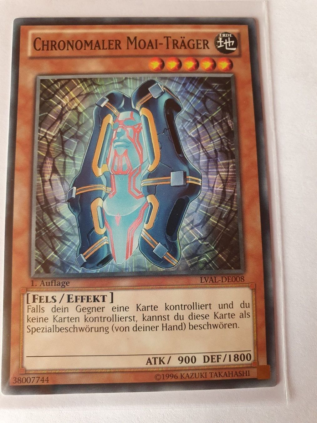 Yugioh Carte collezionabili: Yugioh Chronomaler Moai- Träger TCG Card – Usato da Oberdorf BL venduto da BaldenEagle