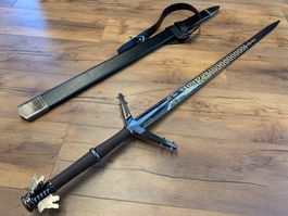 The Witcher Herrin des Sees Geralt SCHWERT Stahl 130cm NEU