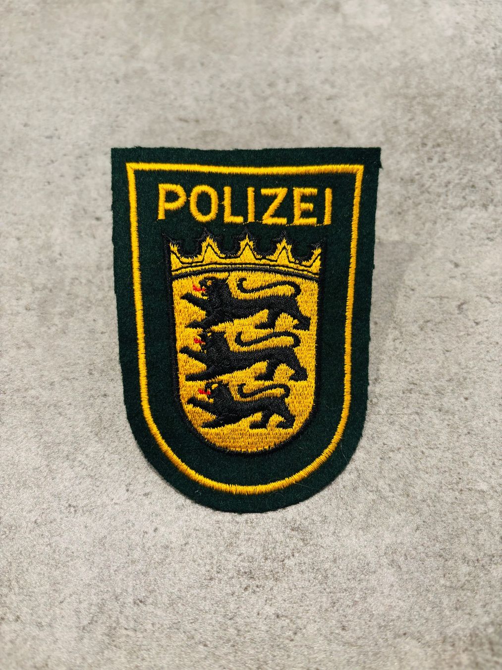 Toppe: Polizei-Aufnäher/Patch der Polizei Baden-Württemberg (D) – Usato da Hittnau venduto da reco87